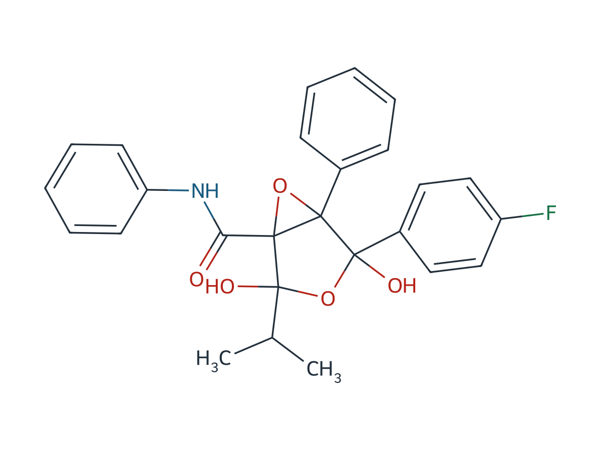 Atorvastatin Epoxy Tetrahydrofuran Impurity chemical structure