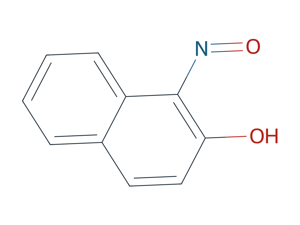 1-Nitroso-2-naphthol chemical structure