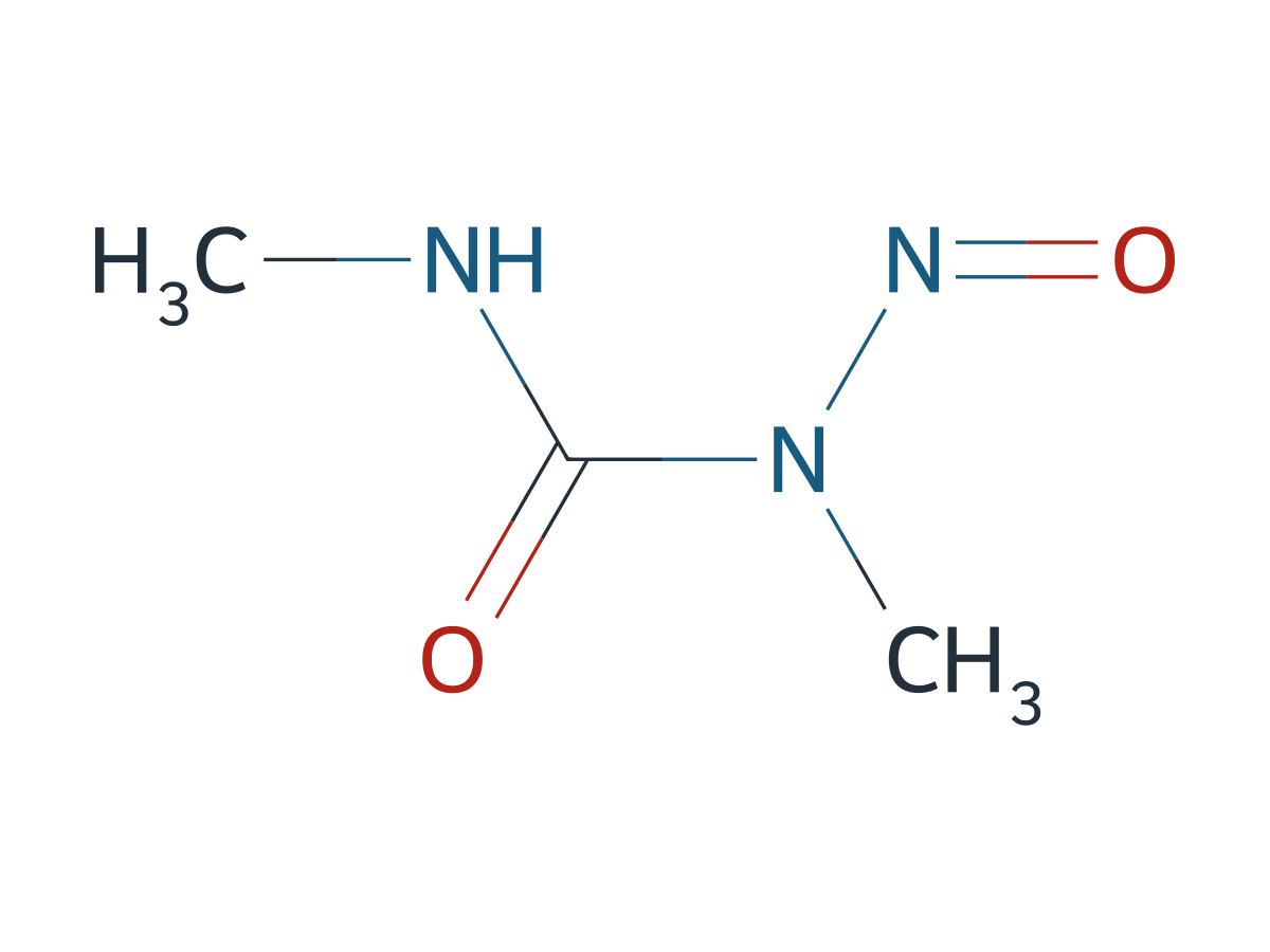 1,3-Dimethyl-3-nitrosourea chemical structure