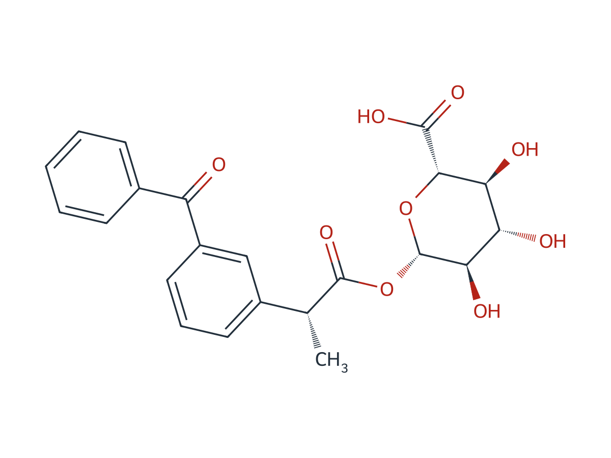 (R)-Ketoprofen β-D-glucuronide chemical structure