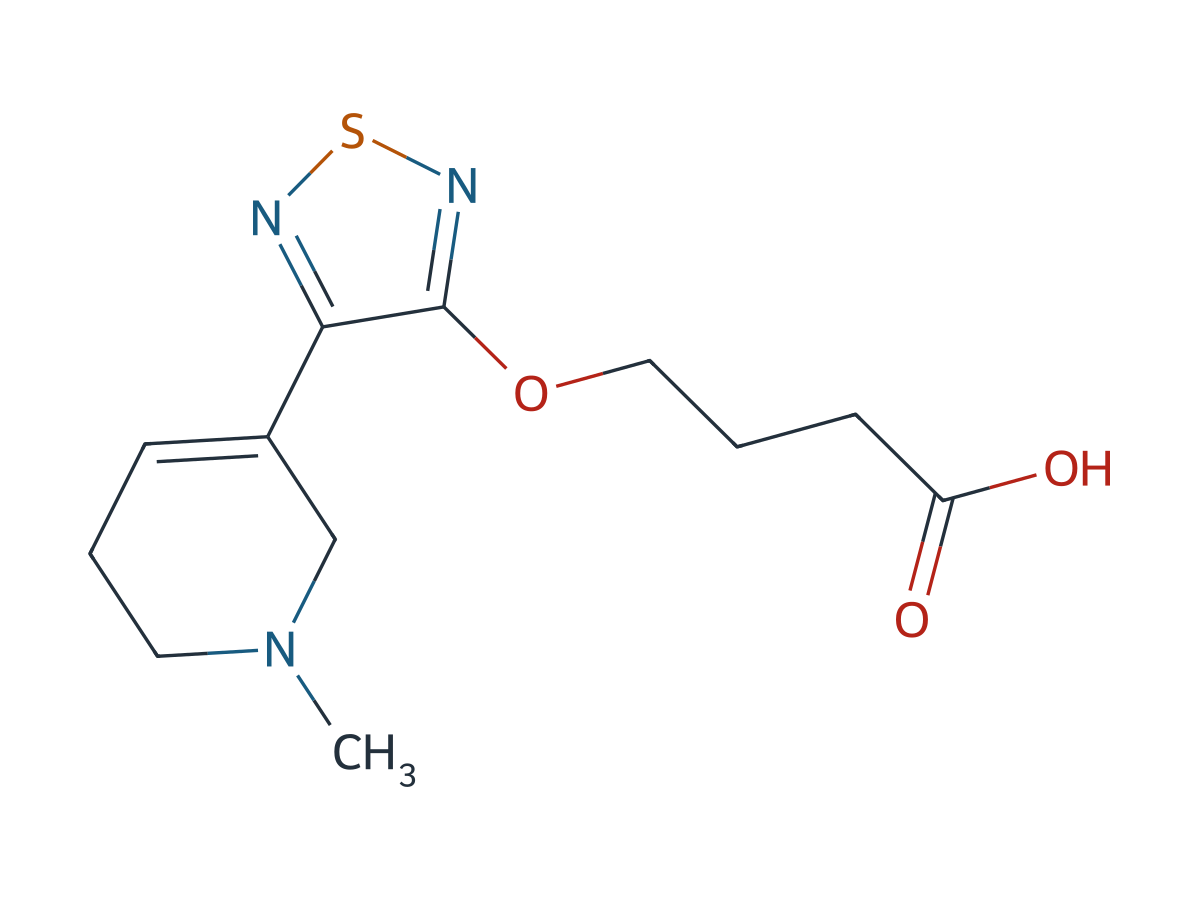 Xanomeline metabolite B chemical structure