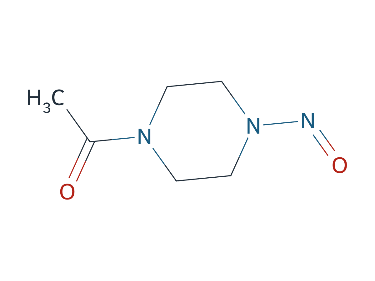 1-(4-Nitrosopiperazin-1-yl)ethan-1-one chemical structure