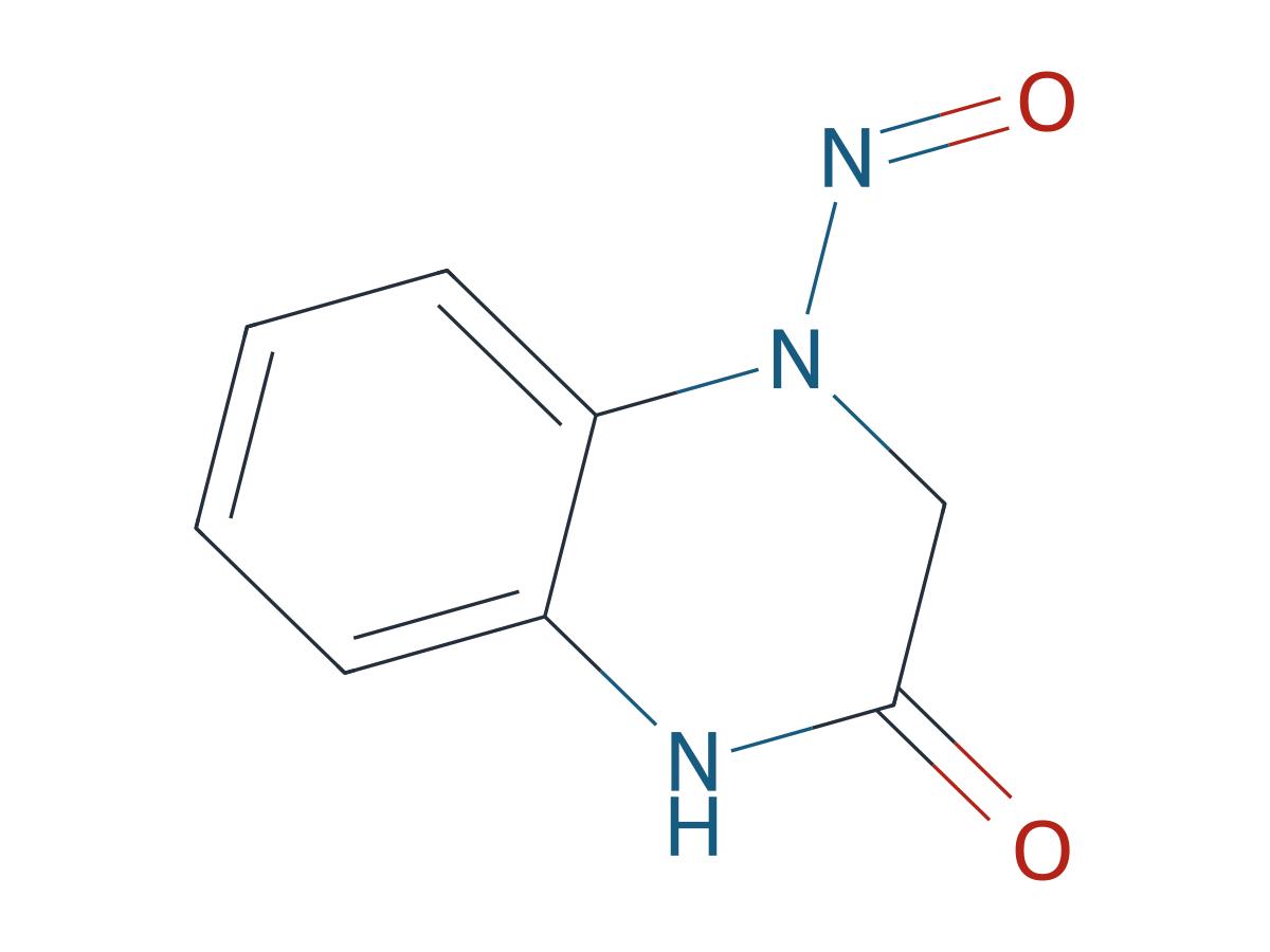 4-nitroso-3,4-dihydroquinoxalin-2(1H)-one chemical structure