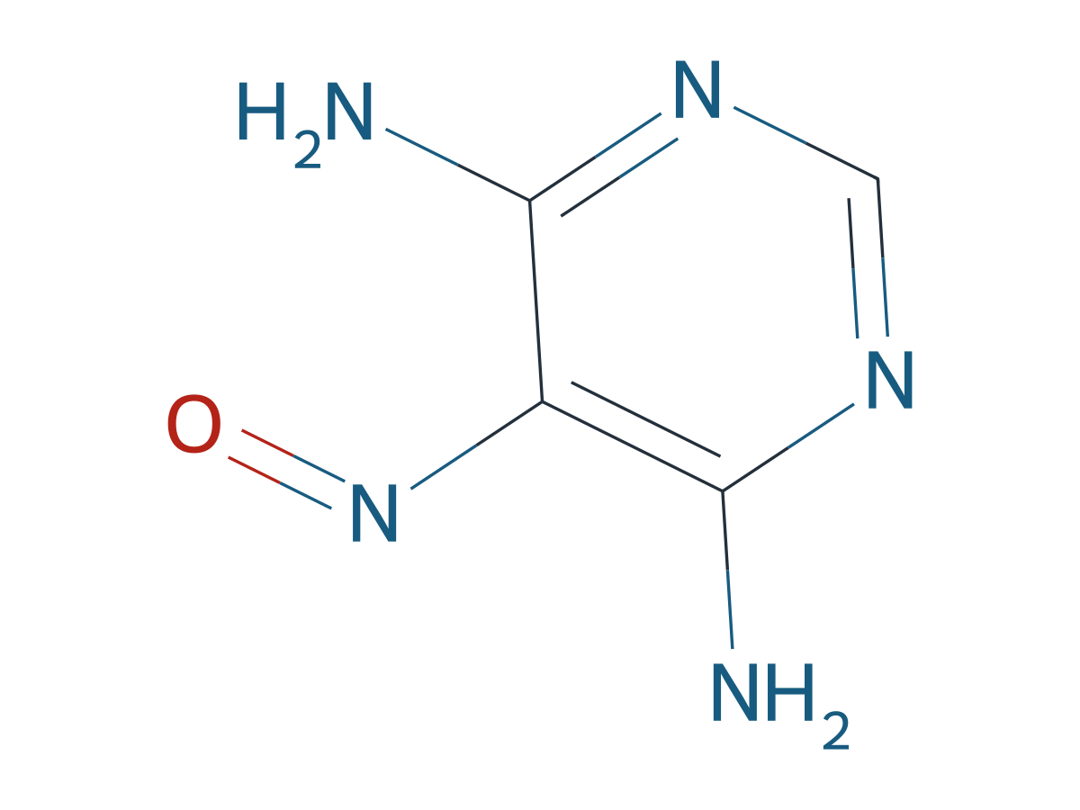 5-Nitrosopyrimidine-4,6-diamine chemical structure