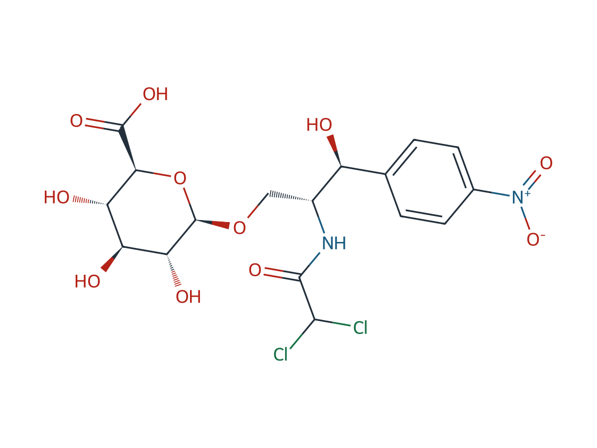 Chloramphenicol glucuronide chemical structure