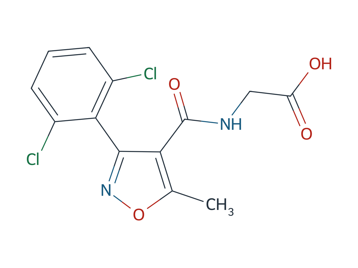 Dicloxacillin Degradation Impurity (DCMICAA) chemical structure
