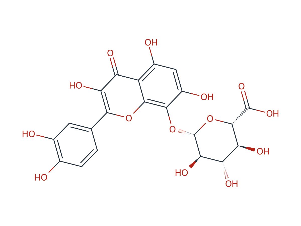 Gossypetin 8-O-β-D-glucuronide chemical structure
