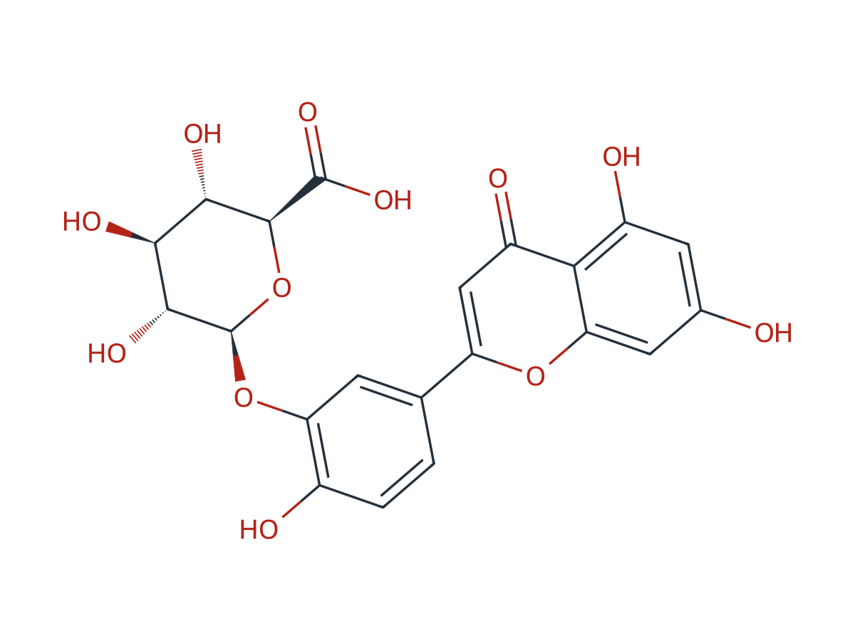 Luteolin 3'-glucuronide chemical structure