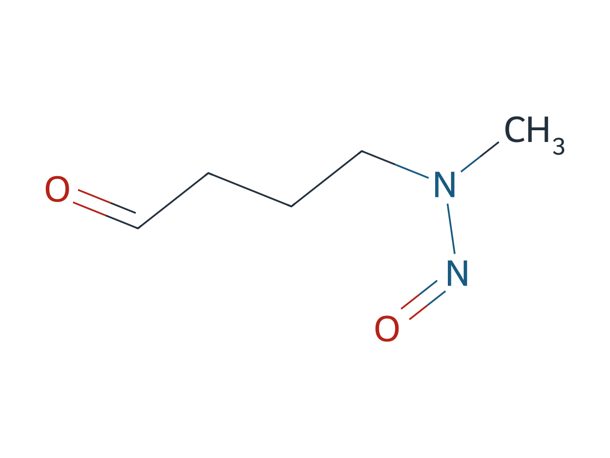 N-Nitroso N-Methyl-4-Amino-Butanal chemical structure