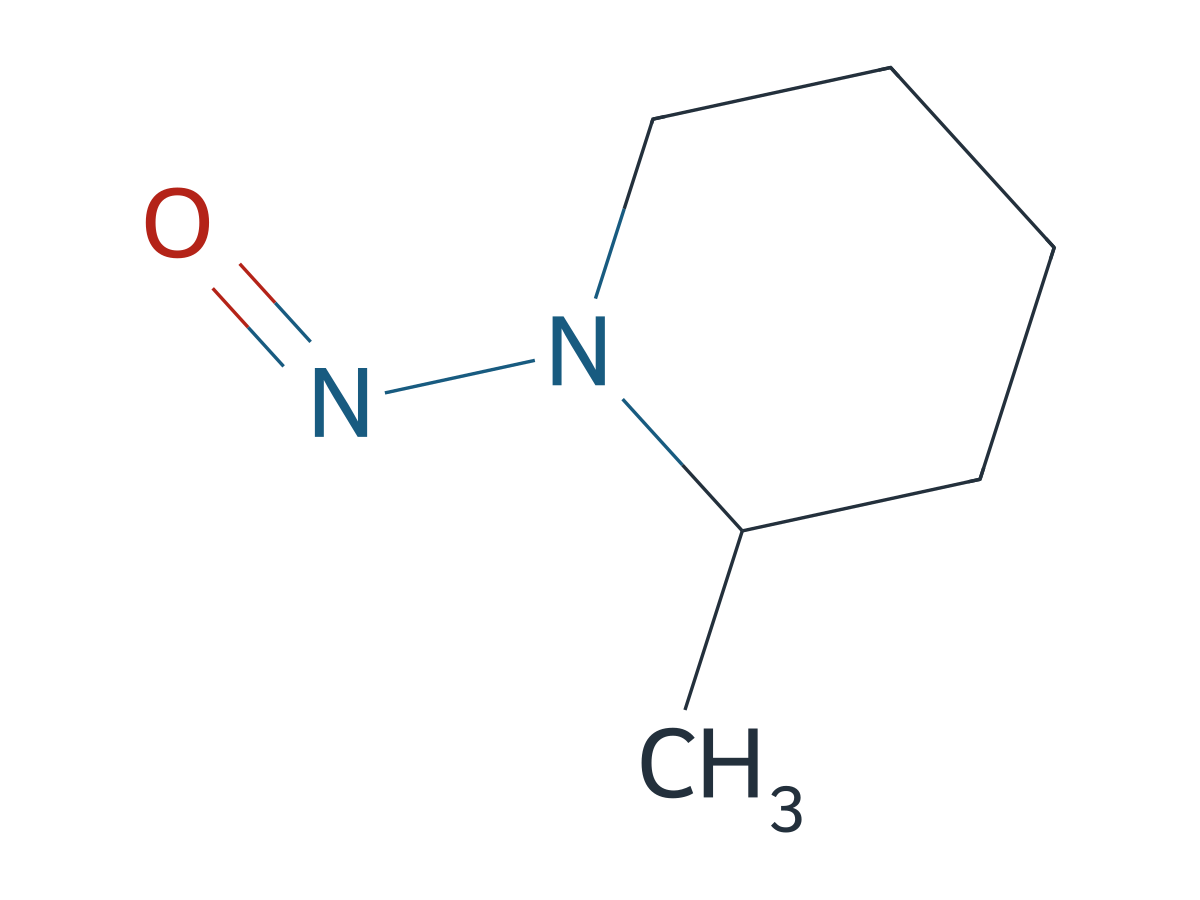 2-Methyl-1-nitrosopiperidine chemical structure