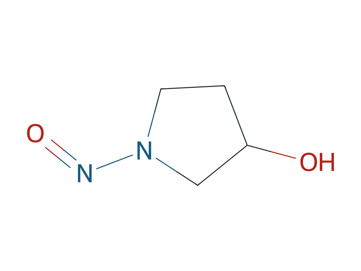 N-Nitroso-3-hydroxy pyrrolidone chemical structure