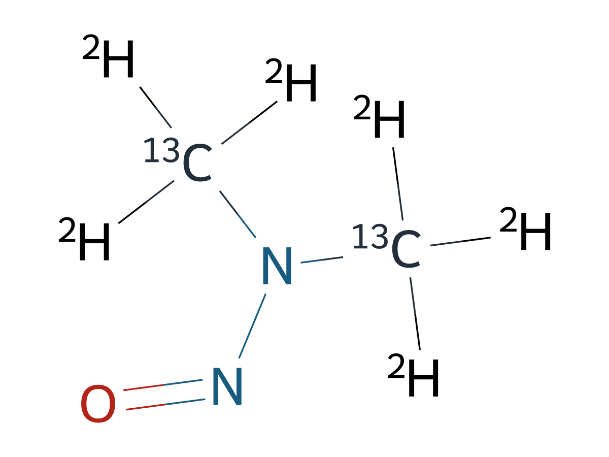 N-Nitrosodimethylamine-13C2-d6 chemical structure