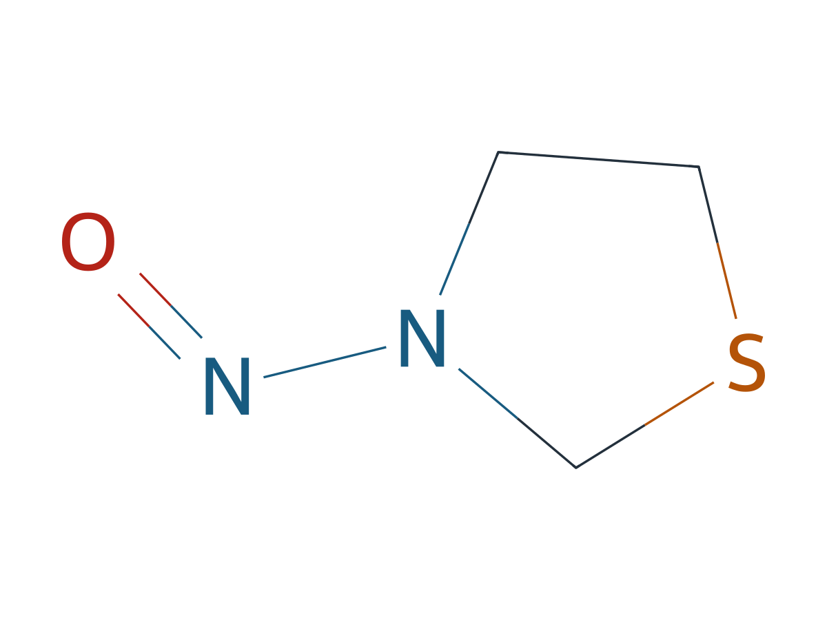 N-Nitrosothiazolidine chemical structure
