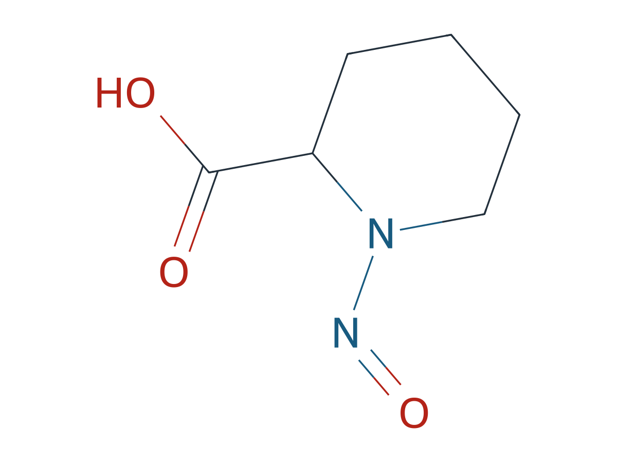N-Nitroso-D,L-pipecolic Acid chemical structure
