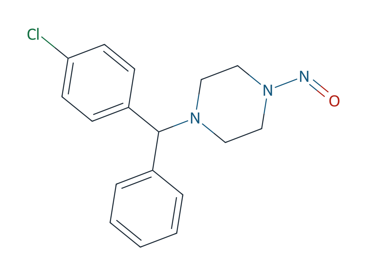 N-Nitroso Cetirizine EP Impurity A chemical structure