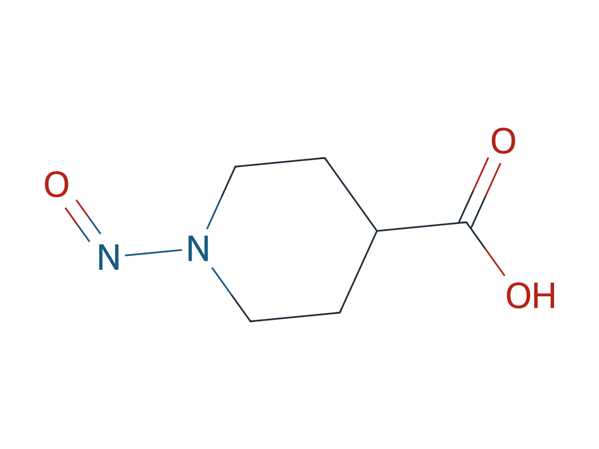 1-Nitrosopiperidine-4-carboxylic acid chemical structure