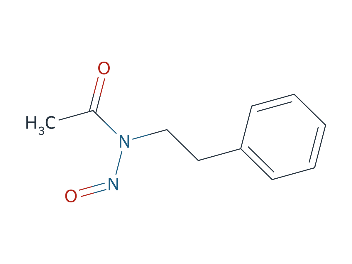 N-Nitroso N-Phenethyl Acetamide chemical structure