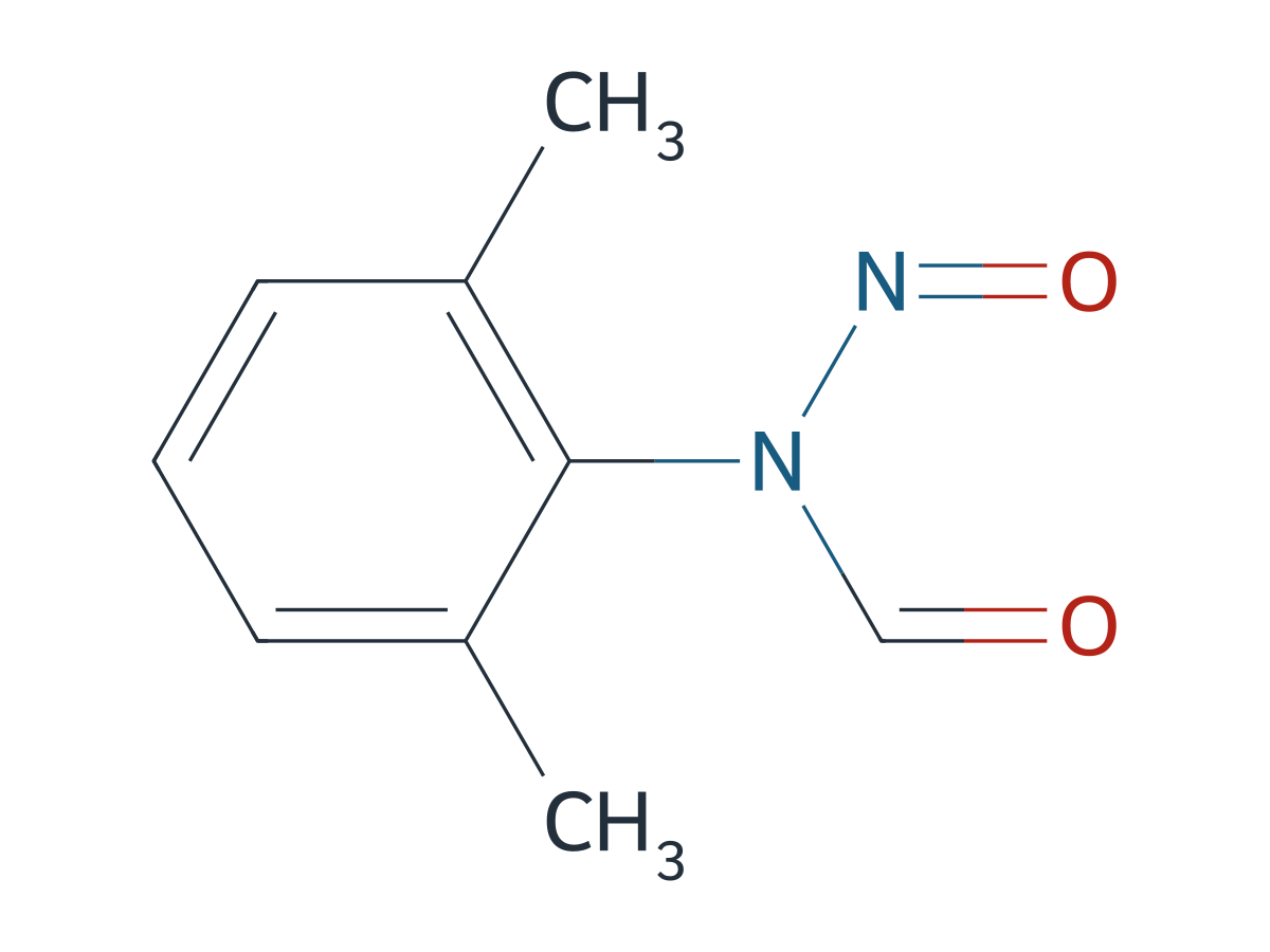N-(2,6-Dimethylphenyl)-N-Nitrosoformamide chemical structure