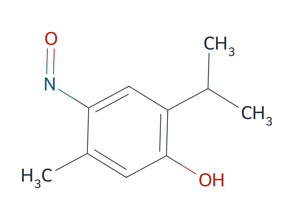 2-Isopropyl-5-Methyl-4-Nitrosophenol chemical structure