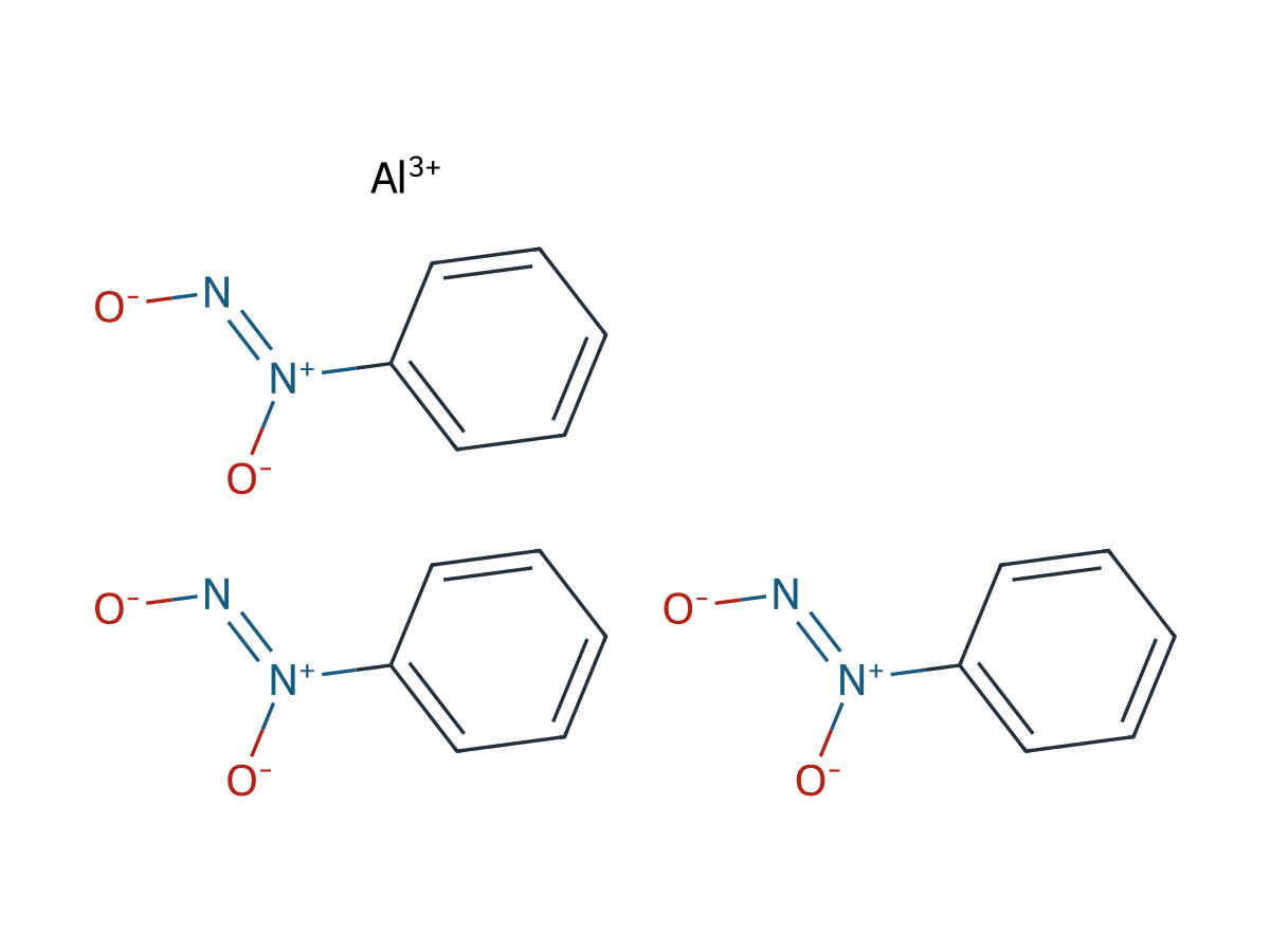 Tris (N-Nitroso-N-Phenylhydroxyl-Amine)Aluminum Salt chemical structure