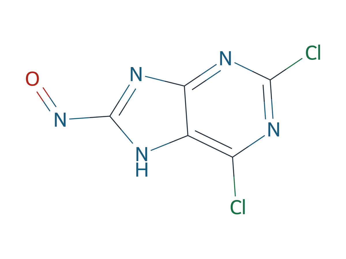 2,6-Dichloro-8-Nitroso-7H-Purine chemical structure