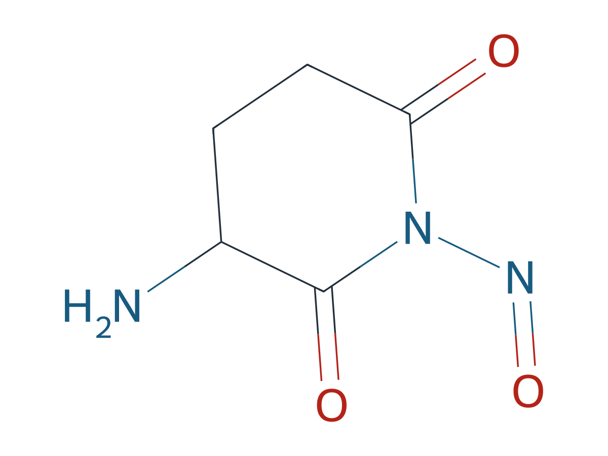 3-Amino-1-Nitroso Piperidine-2,6-Dione chemical structure