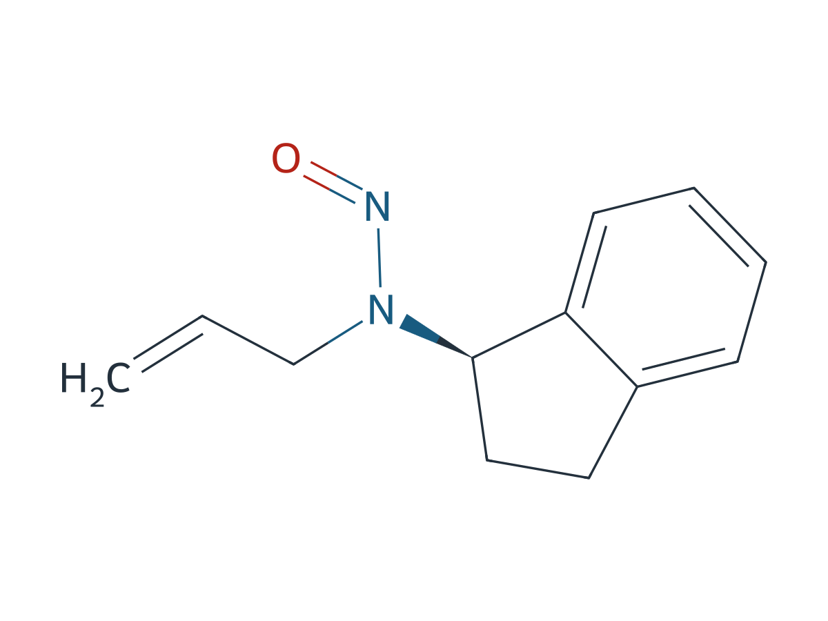 (R)-N-Nitroso-N-2-propenyl-1-indanamine chemical structure