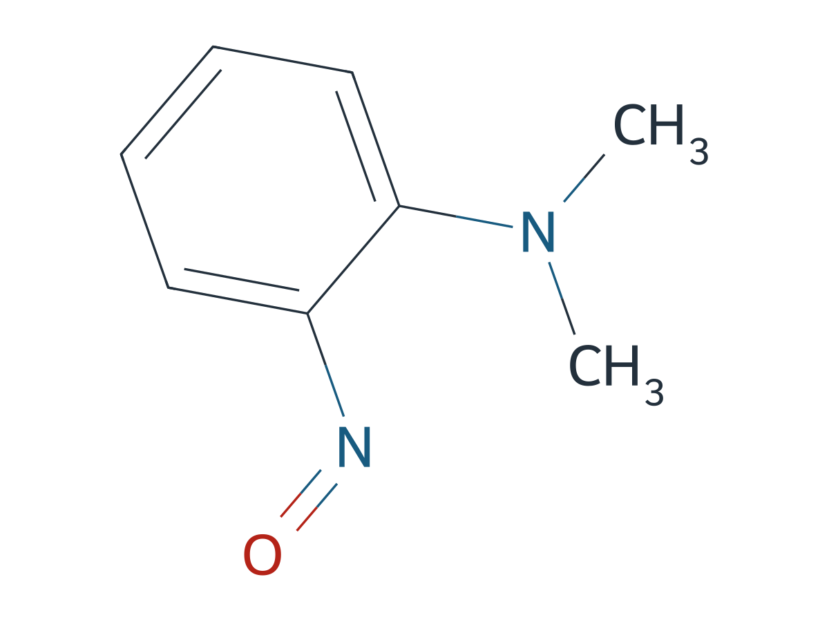 N,N-dimethyl-2-nitrosoaniline chemical structure