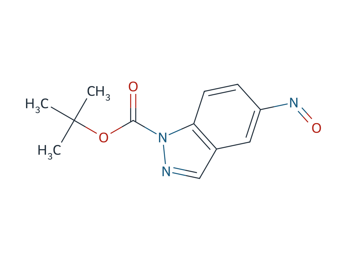tert-butyl 5-nitroso-1H-indazole-1-carboxylate chemical structure