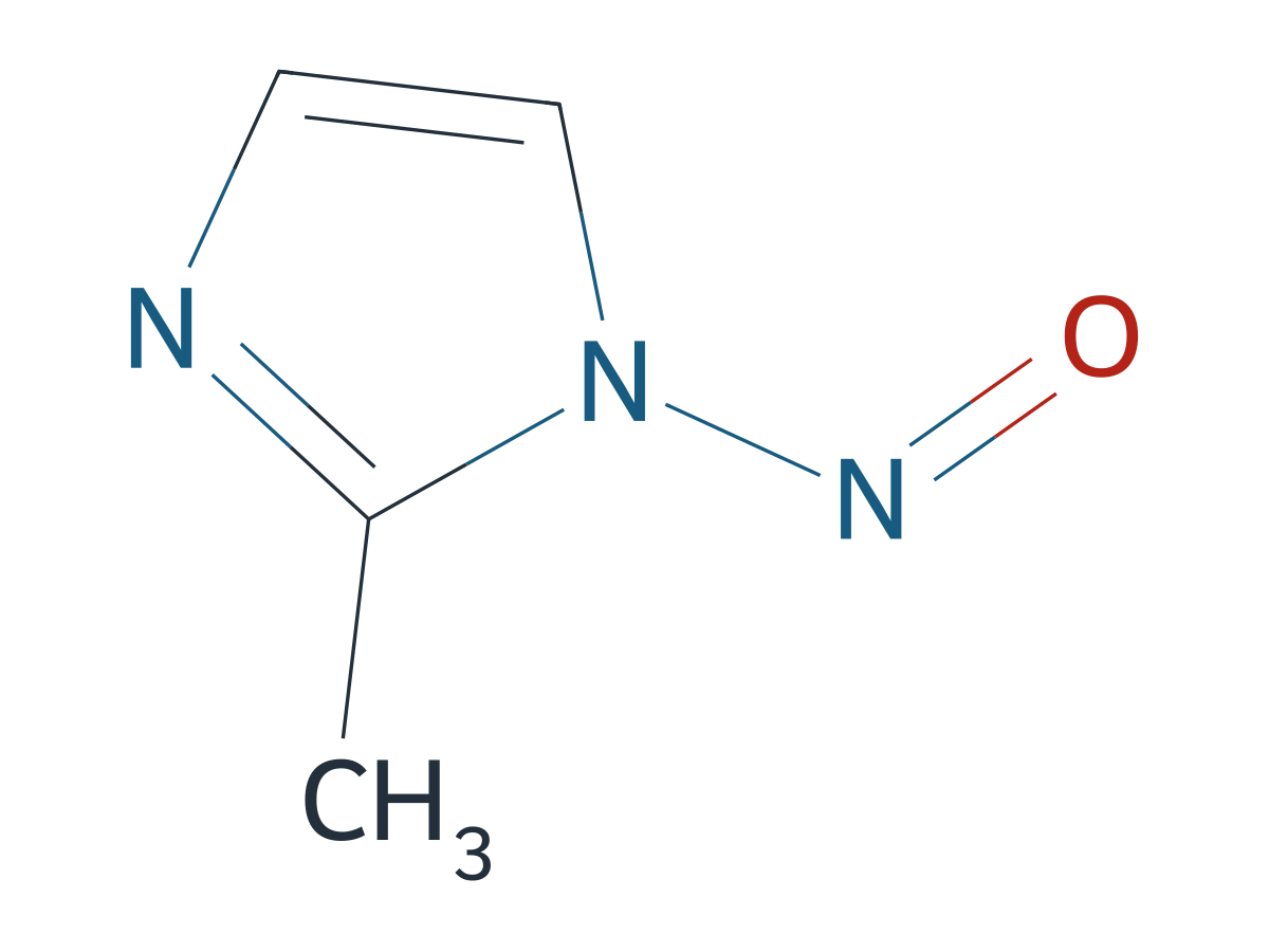 2-Methyl-1-nitroso-1H-imidazole chemical structure