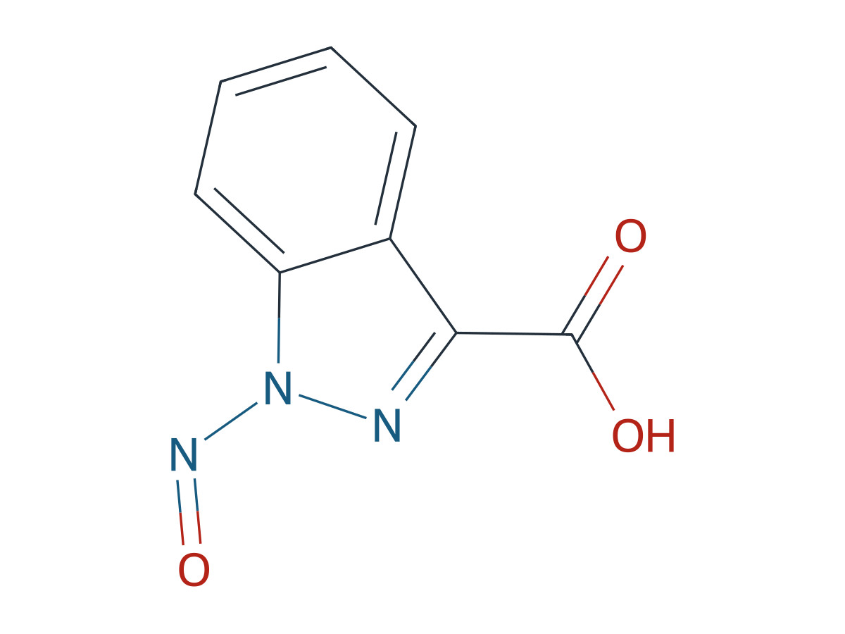 1-Nitroso-1H-indazole-3-carboxylic Acid chemical structure