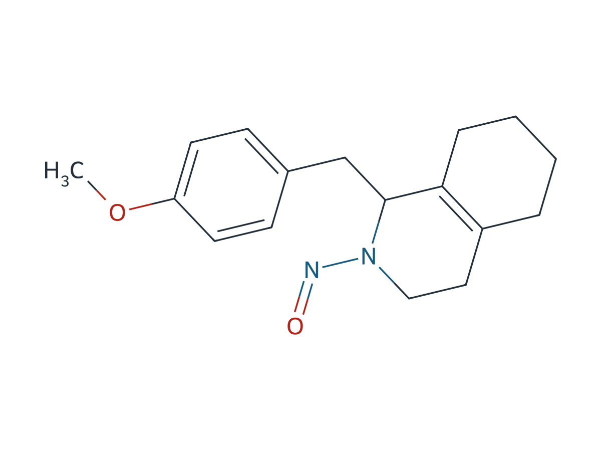 N-Nitroso 1-( 4-Methoxy Benzyl) 1,2,3,4,5,6,7,8-octahydro Isoquinoline chemical structure