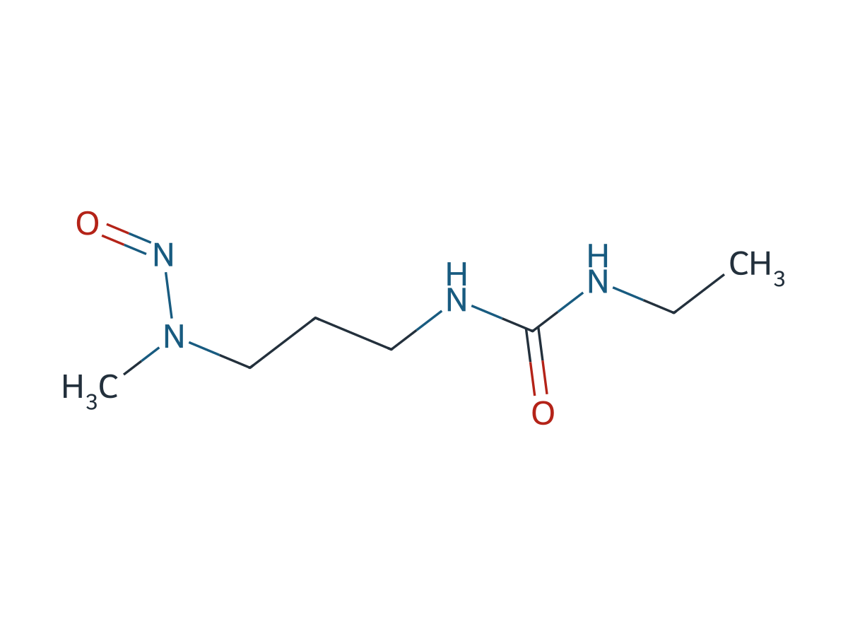 1-Ethyl-3-(3-(methyl(nitroso)amino)propyl)urea chemical structure