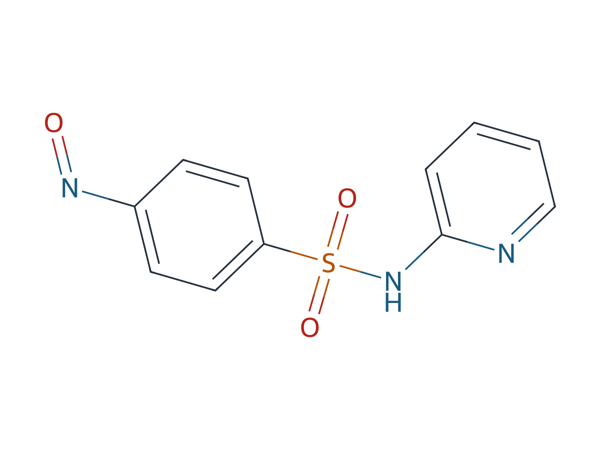 4-Nitroso-N-2-pyridinylbenzenesulfonamide chemical structure