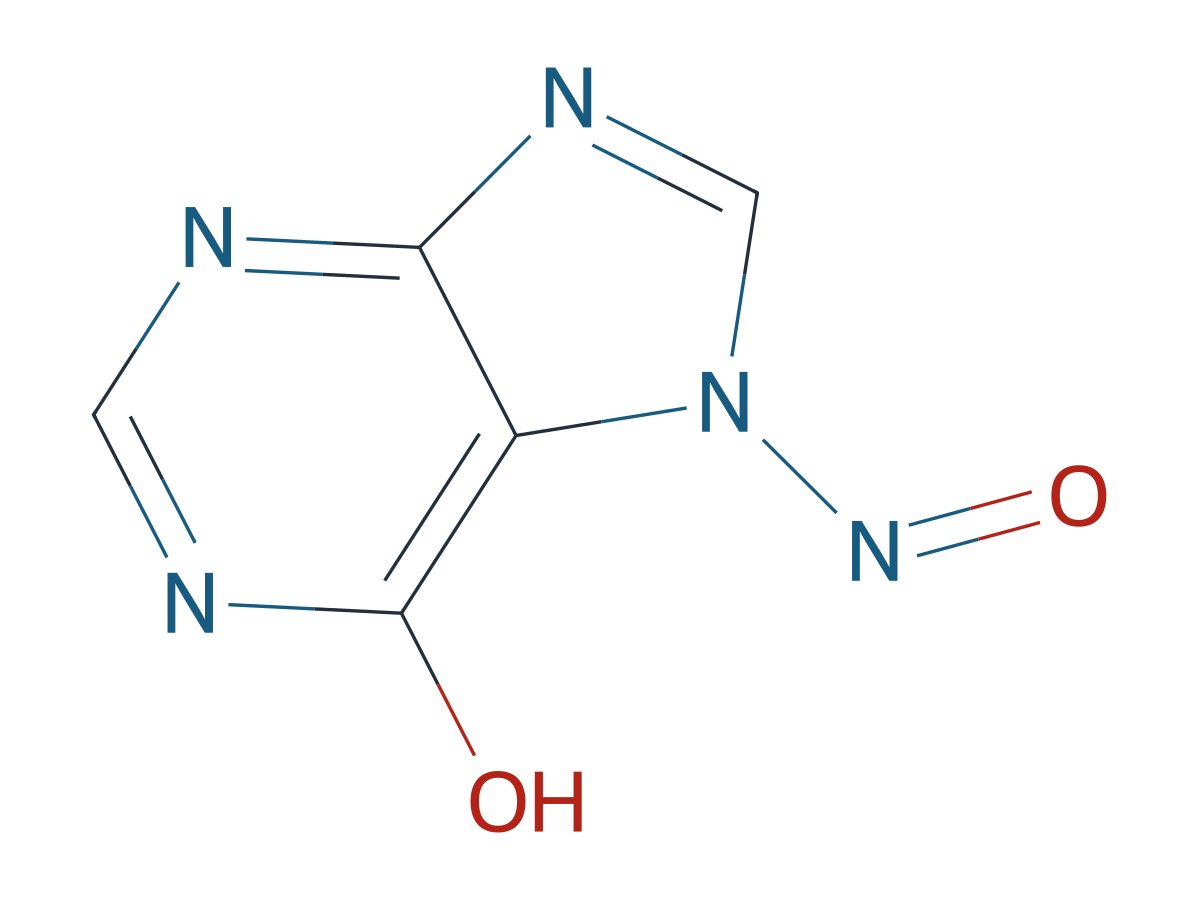 7-Nitroso-7H-purin-6-ol chemical structure