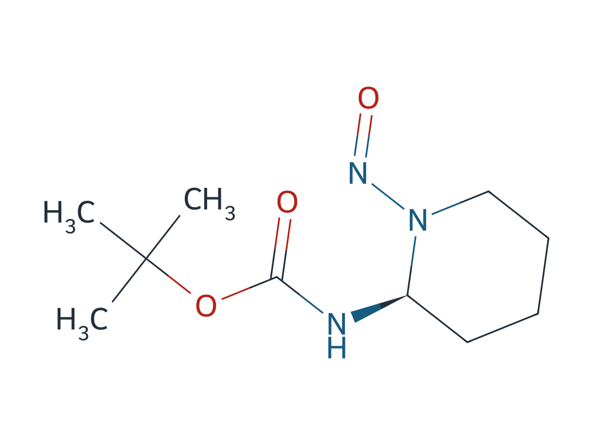 (S)-Tert-butyl (1-nitrosopiperidin-2-yl)carbamate chemical structure
