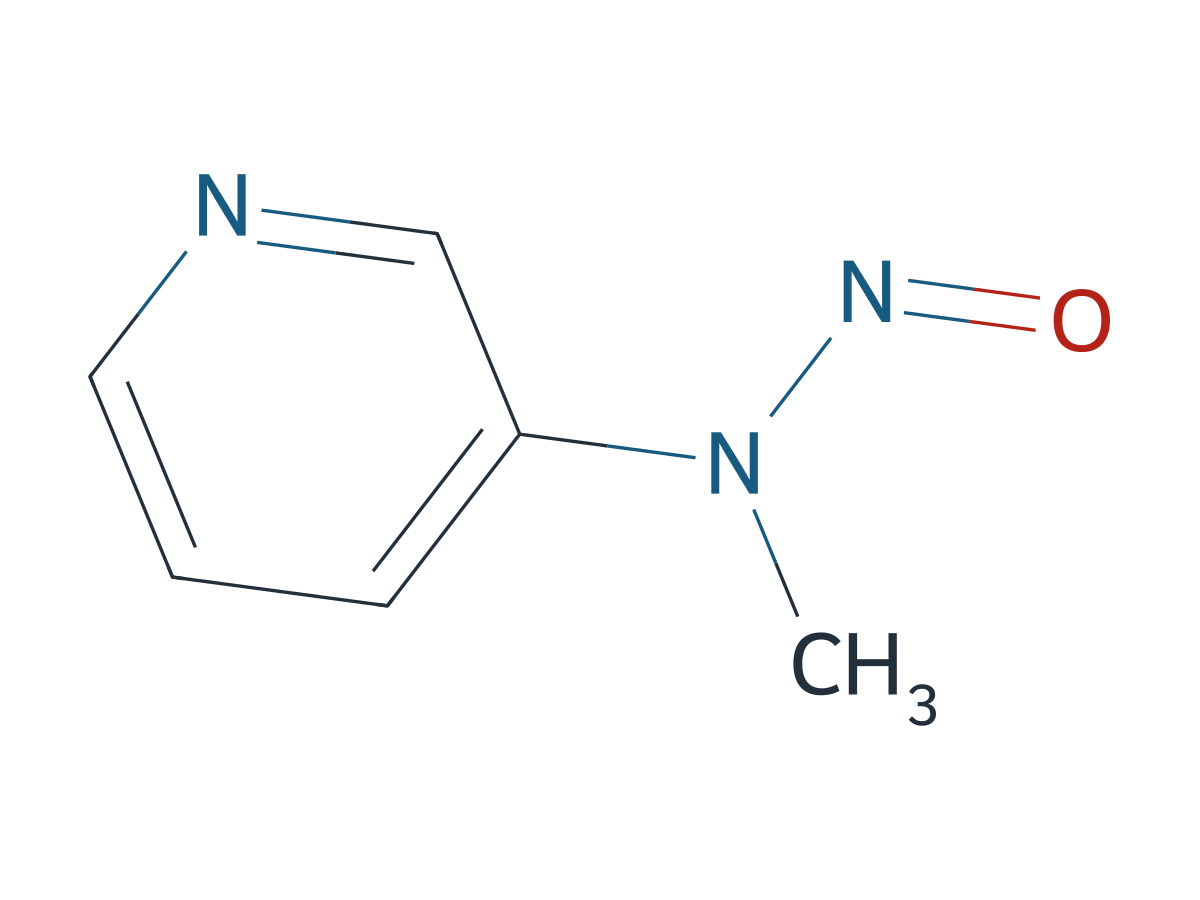 N-Methyl-N-Nitroso-3-pyridinamine chemical structure