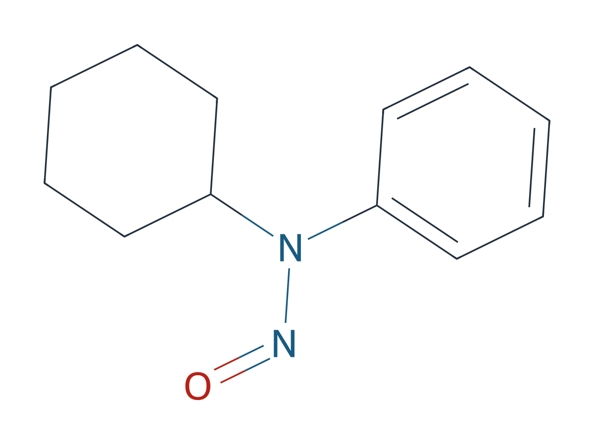 N-Nitroso-N-cyclohexylaniline chemical structure