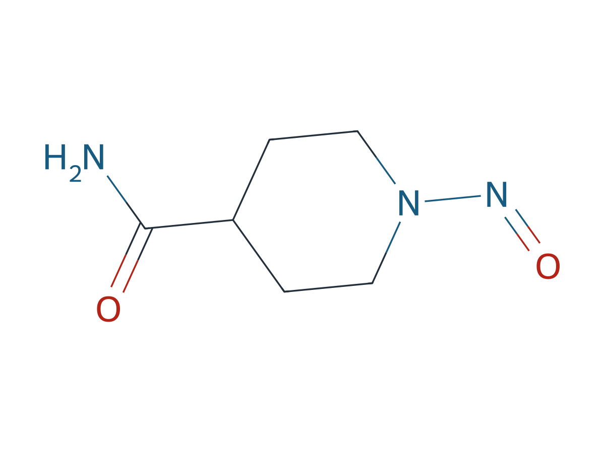 1-nitrosopiperidine-4-carboxamide chemical structure