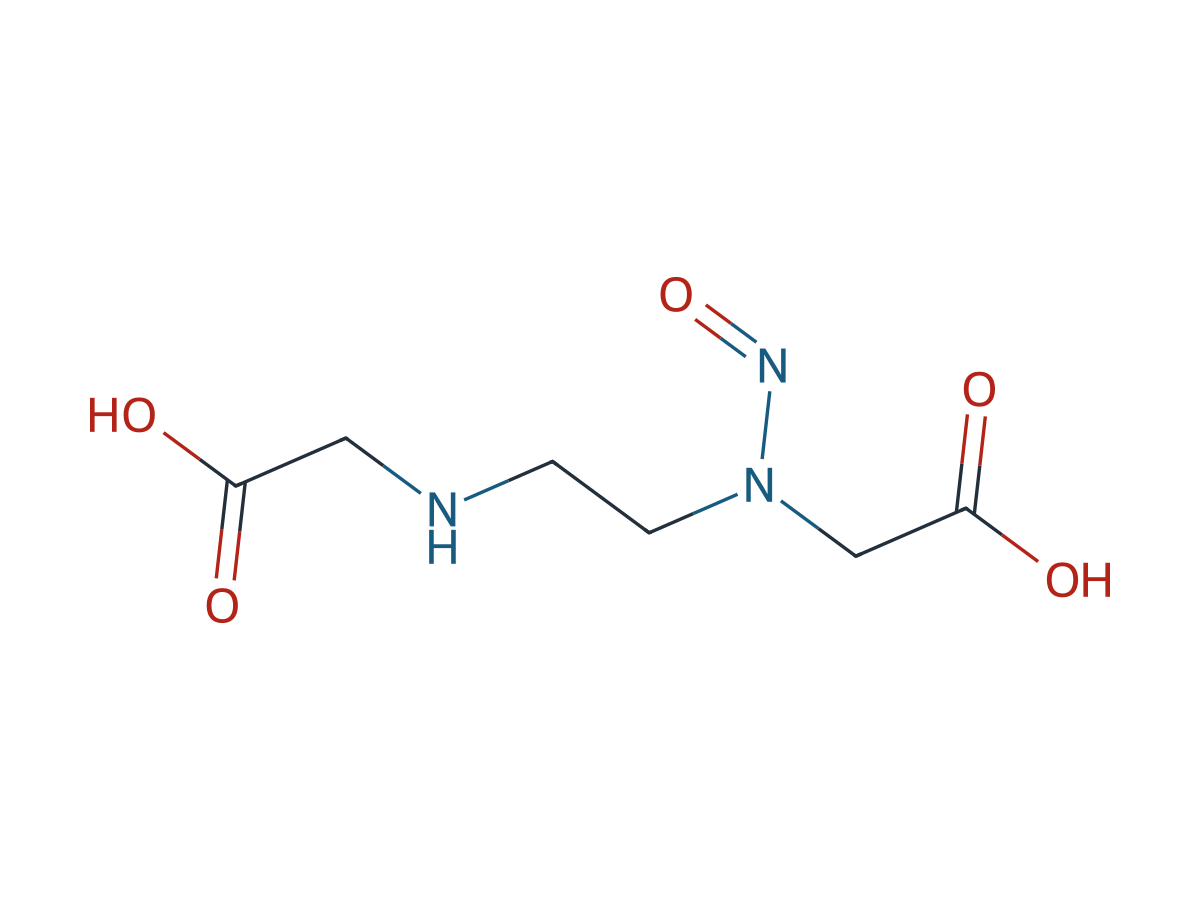 (2-((Carboxymethyl)(nitroso)amino)ethyl)glycine chemical structure