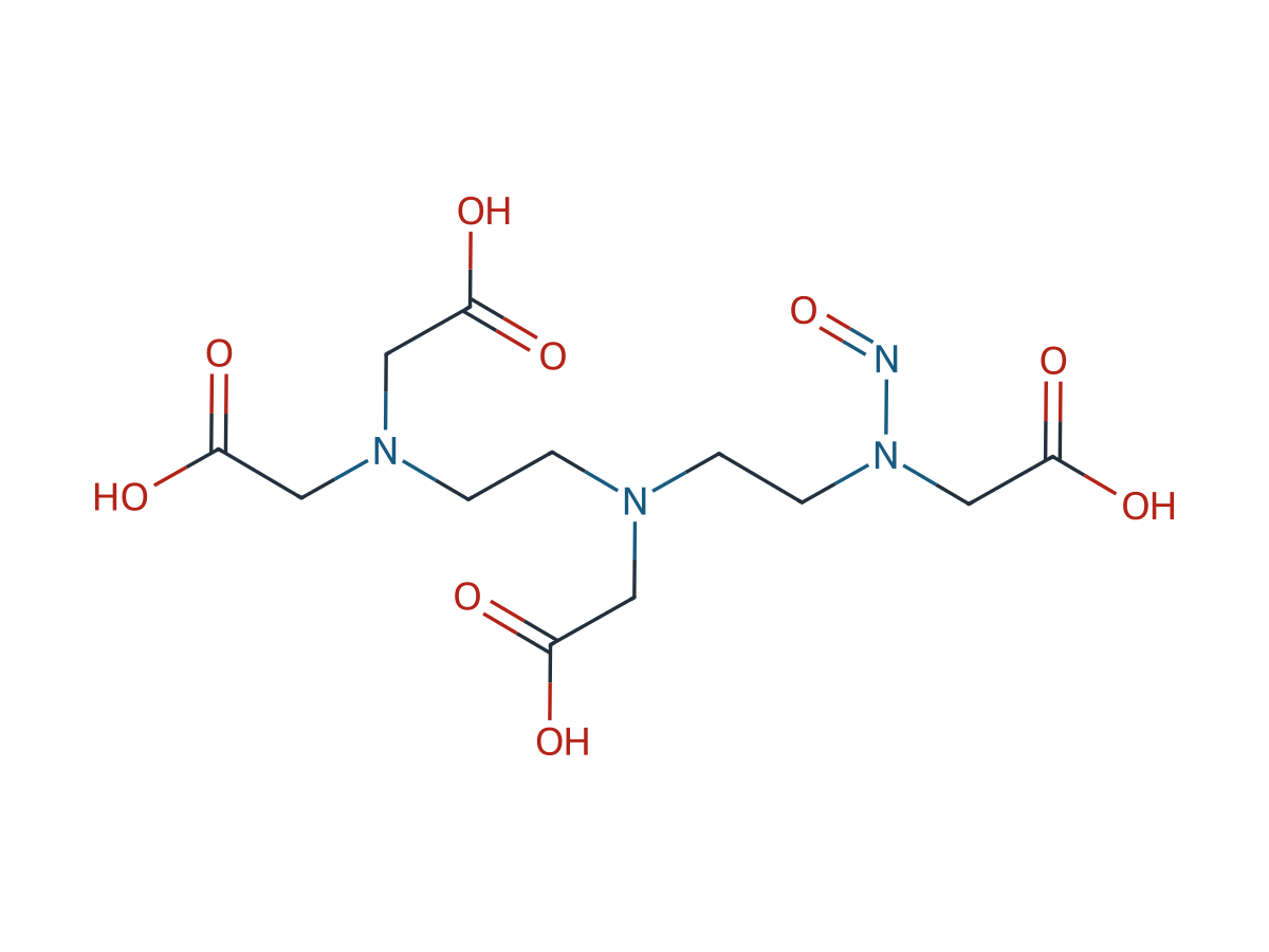 2,2'-((2-((Carboxymethyl)(2-((carboxymethyl)(nitroso)amino)ethyl)amino)ethyl)azanediyl)diacetic Acid chemical structure