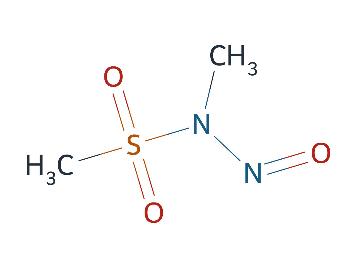 N-methyl-N-Nitrosomethanesulfonamide chemical structure