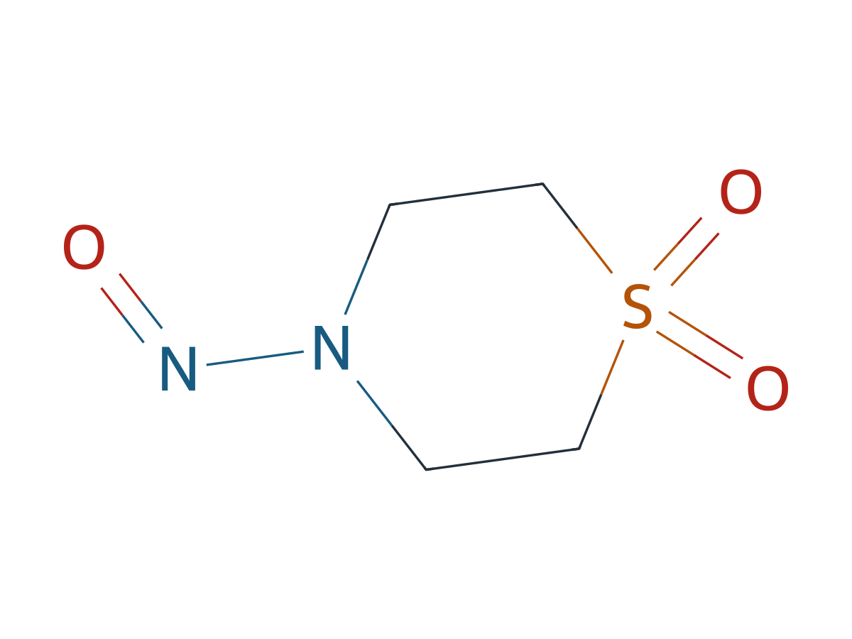 4-Nitrosothiomorpholine 1,1-dioxide chemical structure