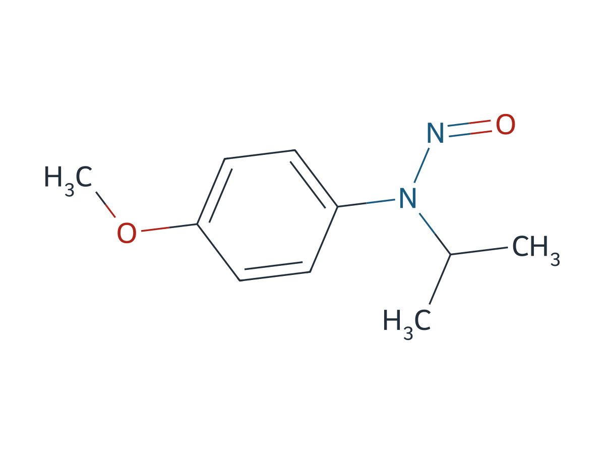 4-Methoxy-N-(1-methylethyl)-N-Nitrosobenzenamine chemical structure