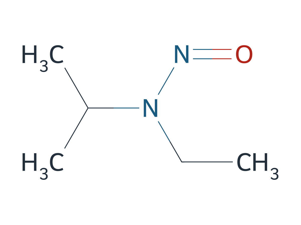 N-Nitrosoisopropylethyl Amine (Mixture of Isomers) chemical structure