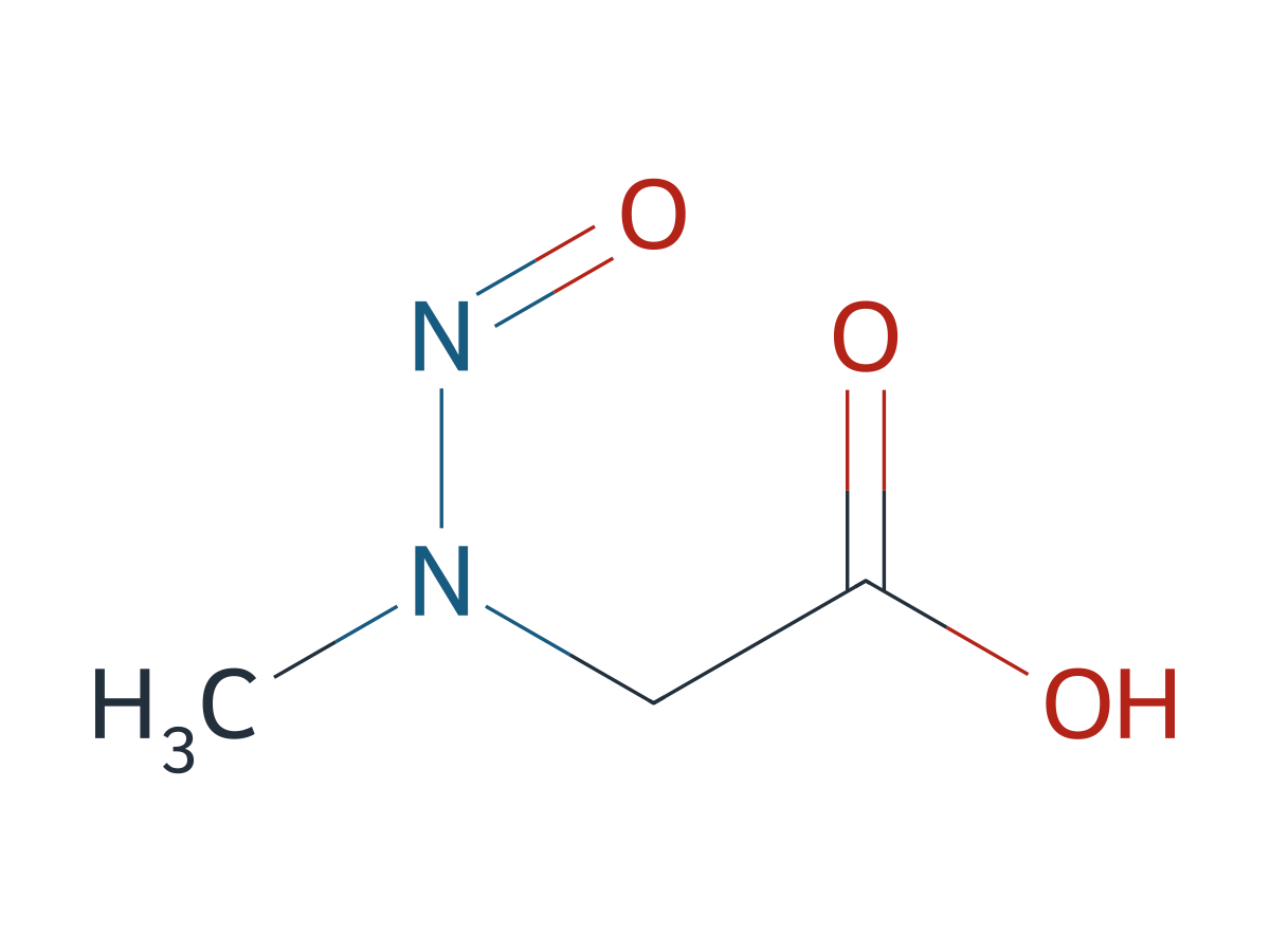 N-Nitrososarcosine chemical structure