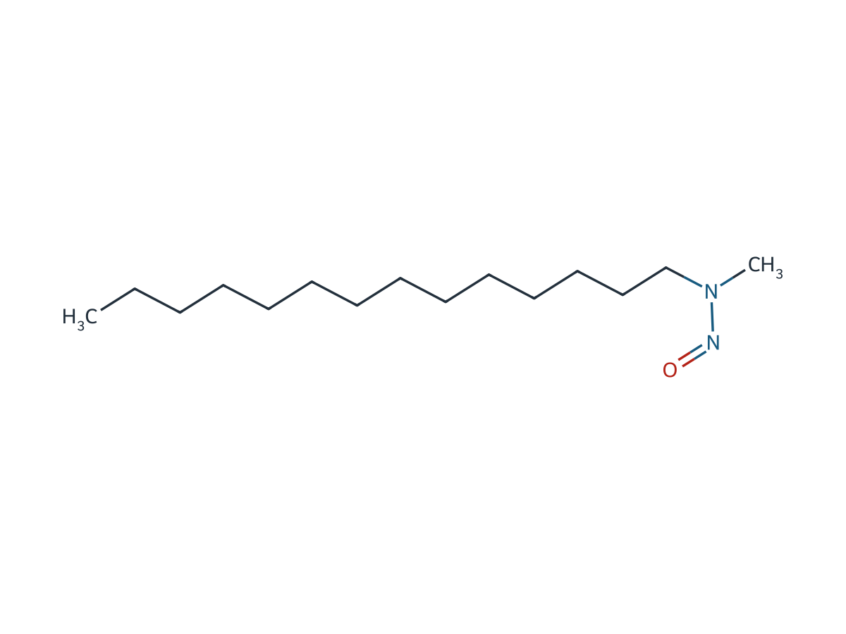 N-Nitroso-N-methyl-N-tetradecylamine chemical structure