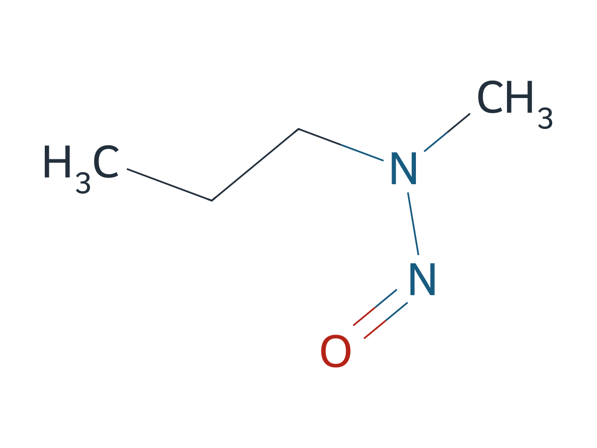 Nitrosomethylpropylamine chemical structure