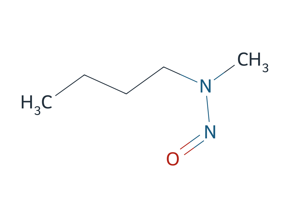 N-Nitroso methyl butyl amine chemical structure