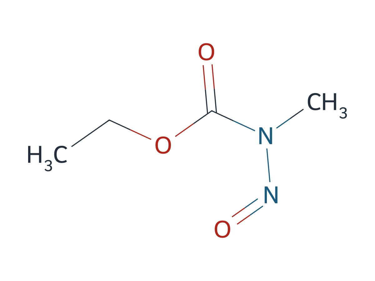 Ethyl methyl(nitroso)carbamate chemical structure